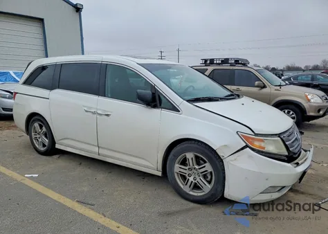 2012 Honda Odyssey Touring from USA, damaged, VIN 5FNRL5H96CB077296